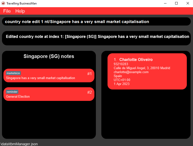 After editing the first note of Singapore